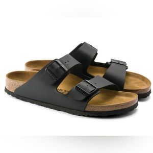 Birkenstock Arizona Sandal in Black NIB Size US M11/EU 44